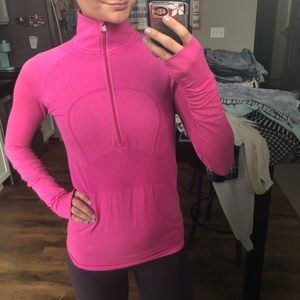 LULULEMON run swiftly long sleeve quarter zip top